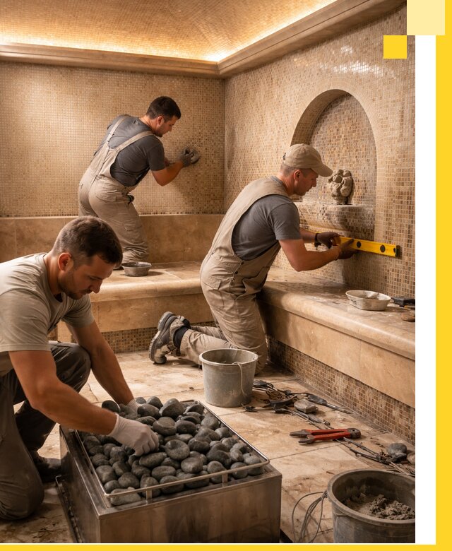 Проектирование и строительство хамама и сауны в Уфе