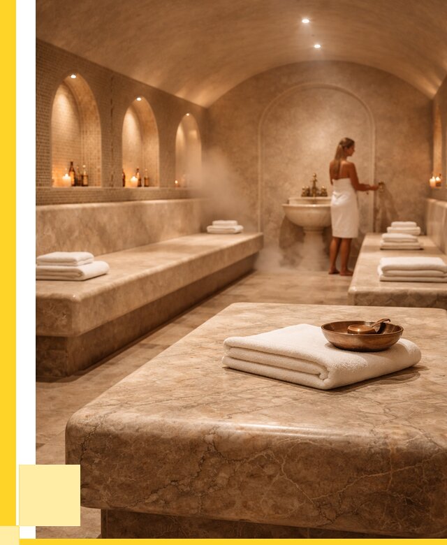 Лежаки для хамама в Уфе под ключ от 35963 р. | ЭриданУфа