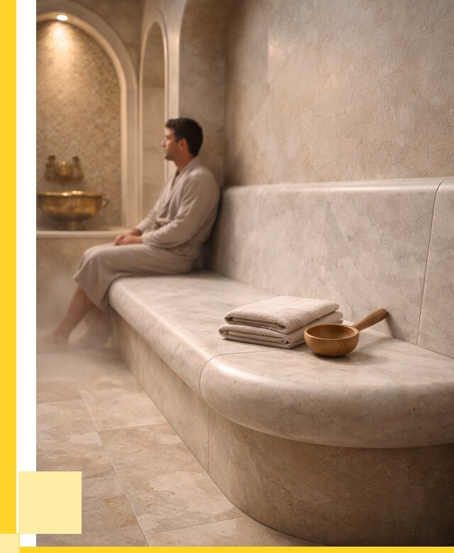 Сиденья для хамама в Уфе под ключ от 12330 р. | ЭриданУфа